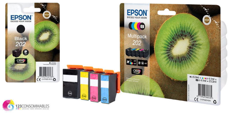 CARTOUCHES JET D'ENCRE POUR EPSON